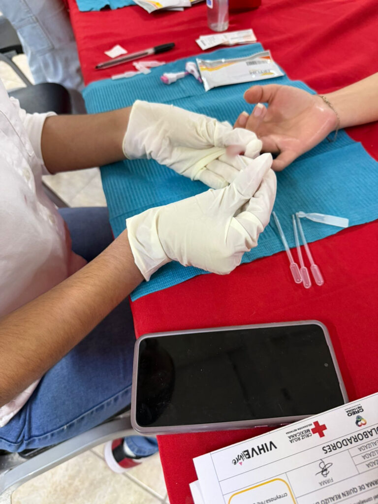 CREO Reynosa realiza jornada de pruebas rápidas de VIH